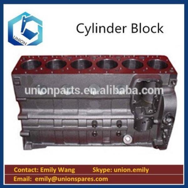 excavator PC200-7 engine parts 6731-21-1170 engine cylinder block for excavator #5 image