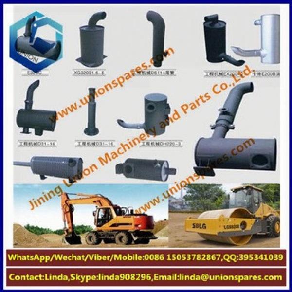 Factory price E325 Exhaust muffler Excavator muffler Construction Machinery Parts Silencer #5 image