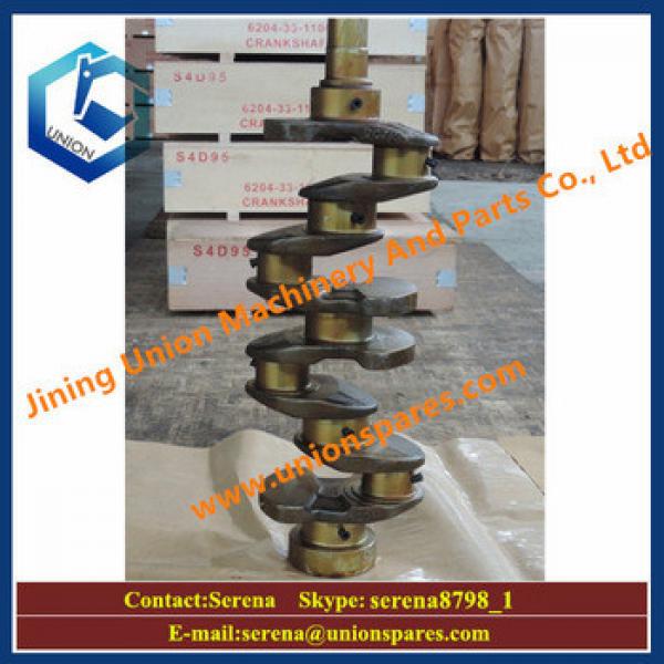 excavator PC60 forged steel 4d95 diesel engine crankshaft 6204-33-1100 #5 image